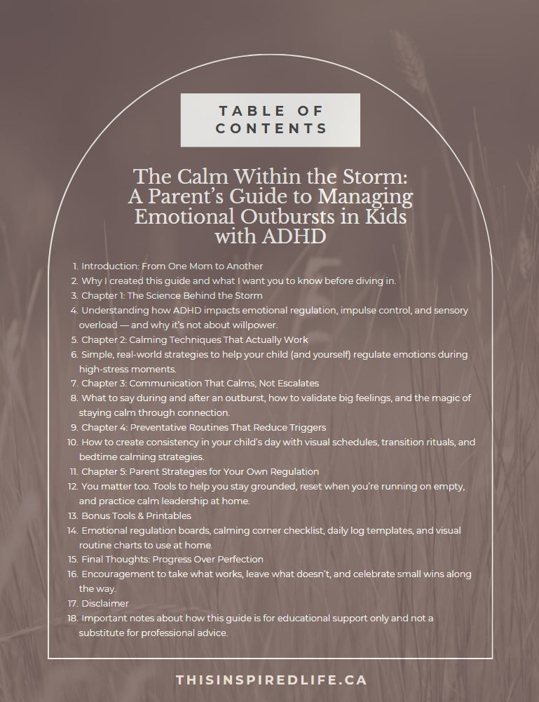 The Calm Within the Storm: Empowering You Through ADHD Chaos