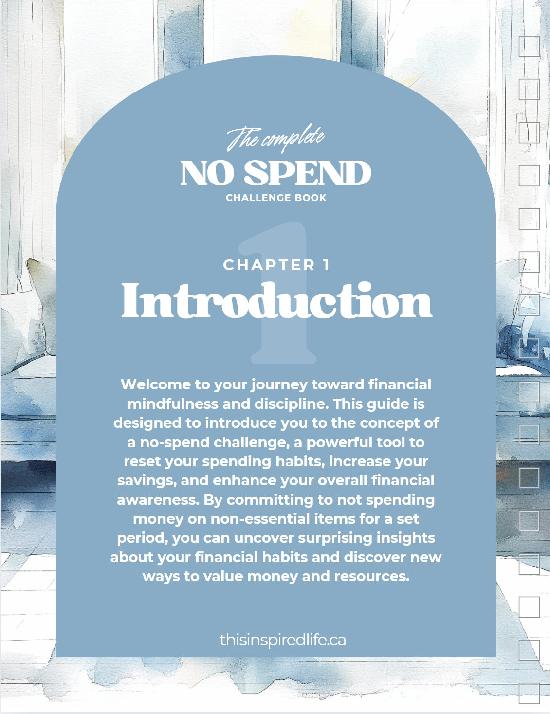 The No-Spend Challenge Workbook