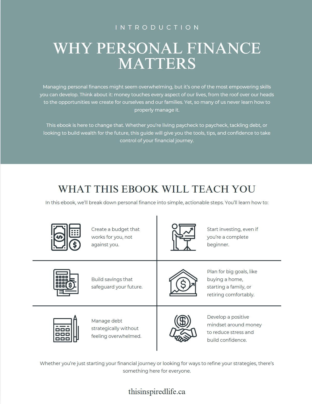 Personal Finance: Master your Money, Master your Life